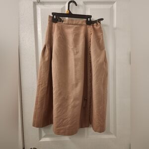 Laird-Portch vintage skirt, tan, wool, size medium